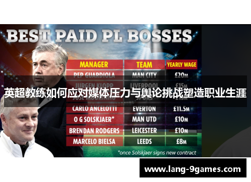 英超教练如何应对媒体压力与舆论挑战塑造职业生涯