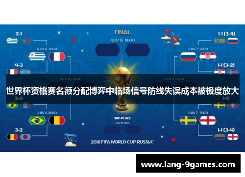 世界杯资格赛名额分配博弈中临场信号防线失误成本被极度放大
